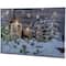 LED Lighted Country Rustic Winter Christmas Canvas Wall Art